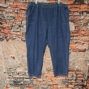 Liz & Me Women's Straight Leg Jeans - Dark Blue